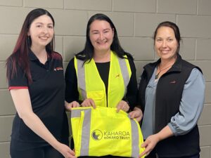 Group photo with Hi Viz Vest