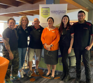Group photo of charter member speakers